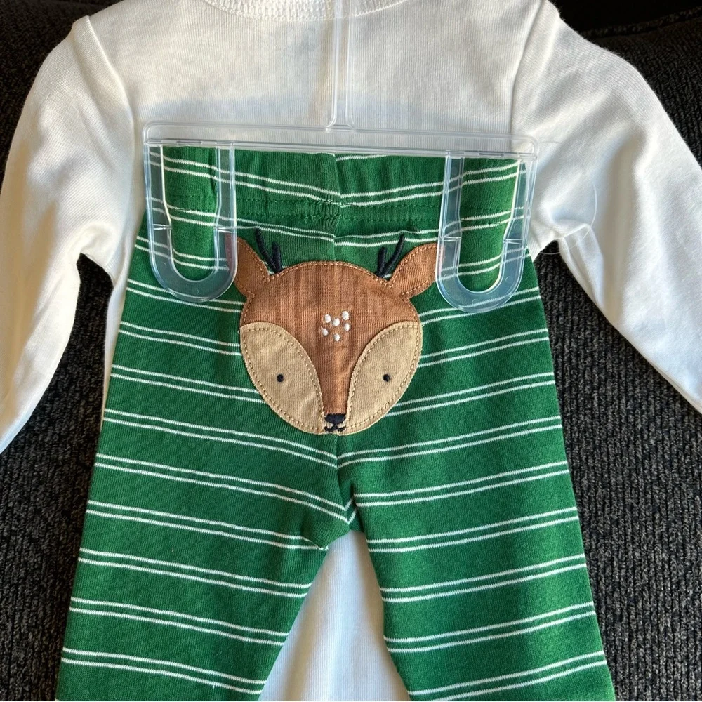 Carters 2 piece Christmas reindeer set